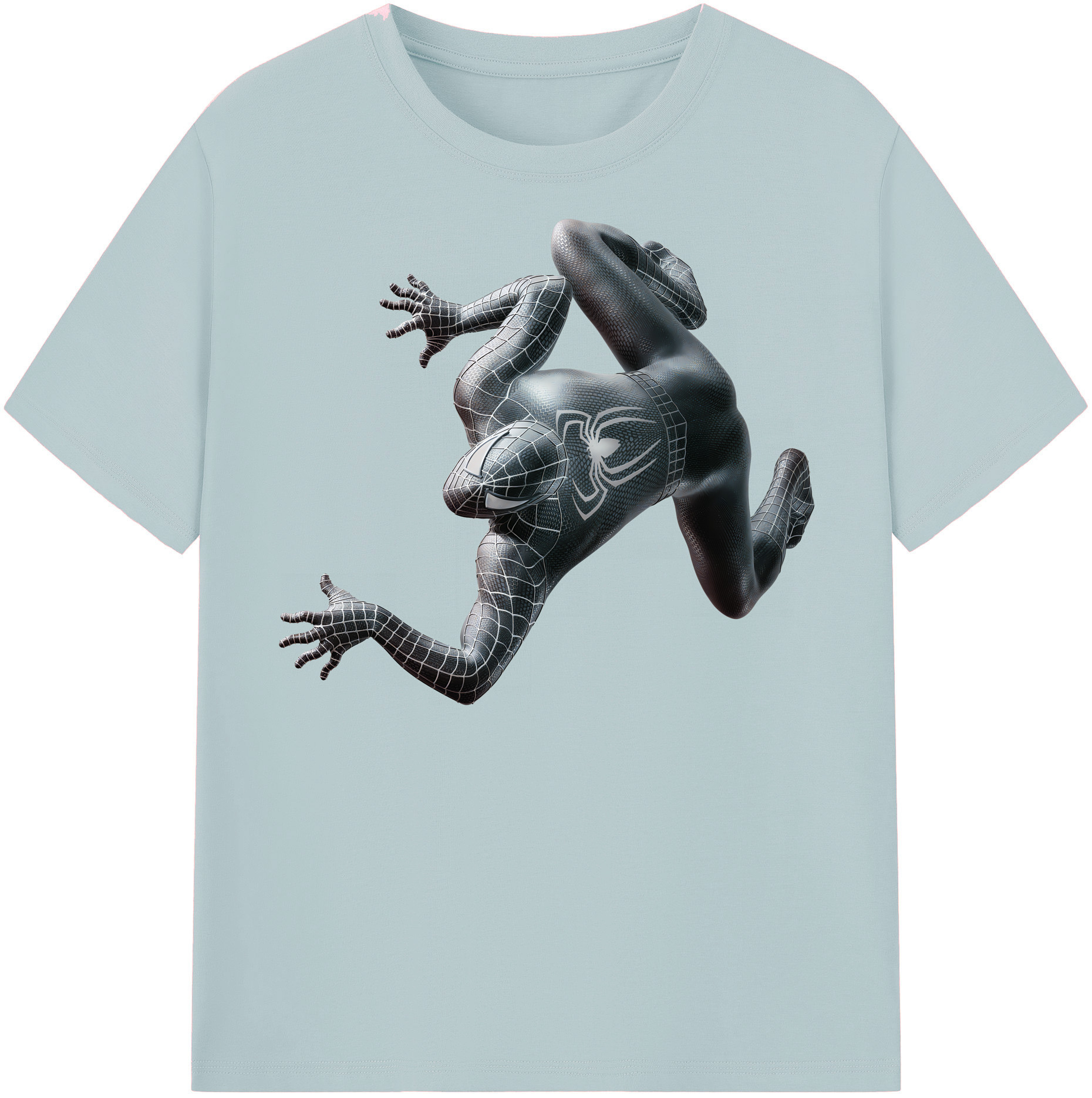 （画像用） Spider Man スパイダーマン 綿100％半袖Tシャツ（フロントプリント）